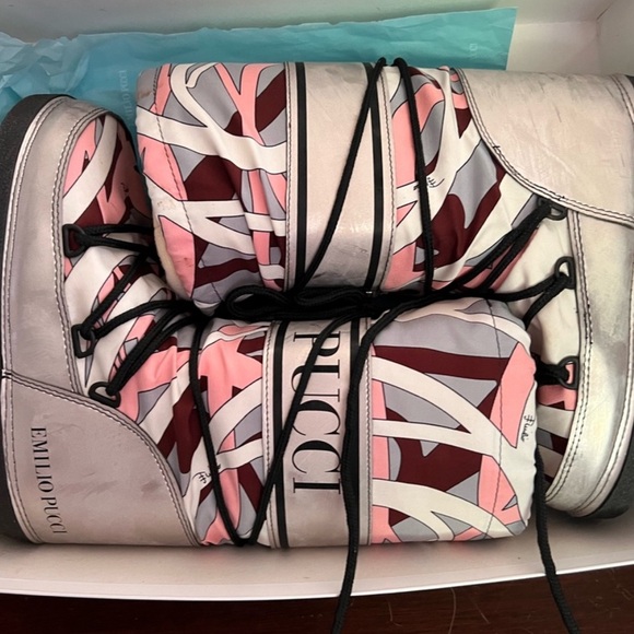 Emilio Pucci Snow Boots 38-40 - Picture 2 of 12